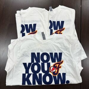 Three youth large (10/12) tee shirts. All three are the same.